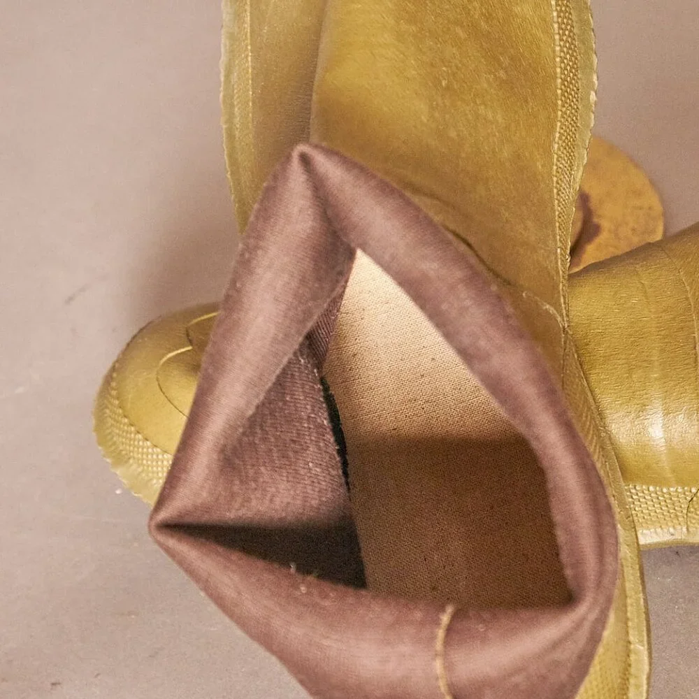 1960s America’s Paracord Army Green Galoshes Rain Boots